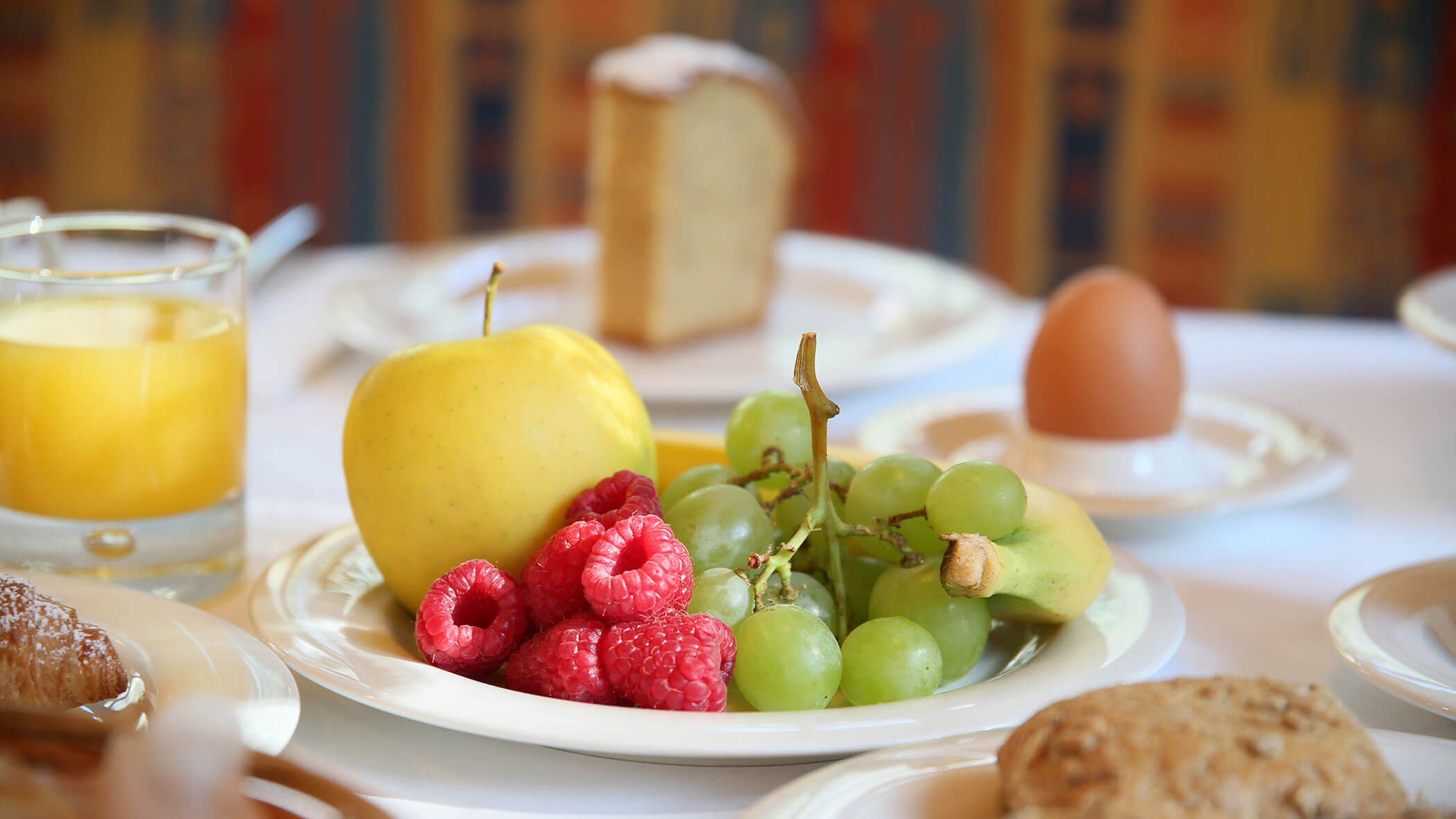 Frisches Südtiroler Obst: Äpfel, Trauben, Himbeeren, usw. - Knappenhof B&B